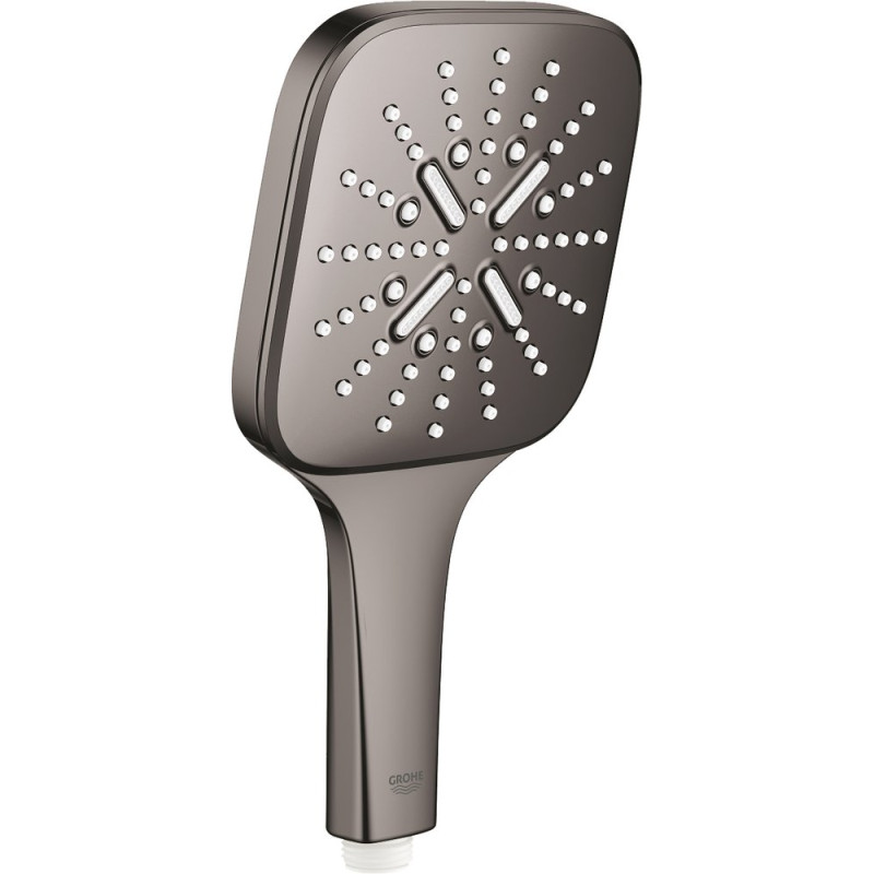 Душевая лейка Grohe Rainshower SmartActive 130 Cube 26582A00 темный графит