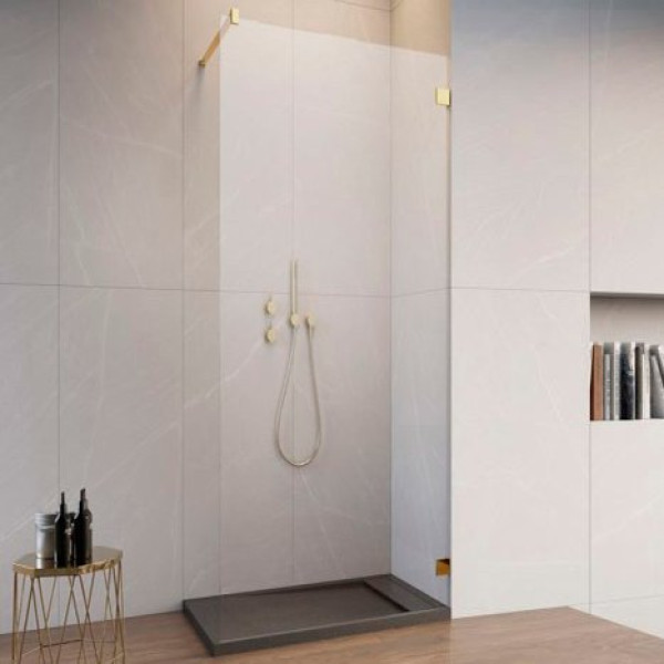 Душевая перегородка Radaway Essenza Pro 8 Gold Walk-in 60x200