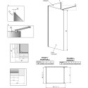 Душевая перегородка Radaway Modo New IV 140x95