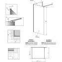 Душевая перегородка Radaway Modo New IV 80x90