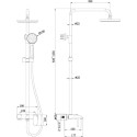 Душевая стойка Bravat Pure F6335369CP-A-RUS хром