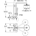 Душевая стойка Grohe Rainshower System 210 27032001