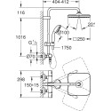 Душевая стойка Grohe Vitalio Start Shower System 26696000