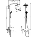 Душевая стойка Hansgrohe Croma 220 Showerpipe 27188000 EcoSmart