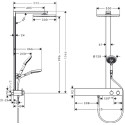 Душевая стойка Hansgrohe Raindance E Showerpipe 300 27363000