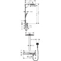 Душевая стойка Hansgrohe Rainmaker Select 460 3jet 27029400 с термостатом
