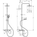 Душевая стойка Hansgrohe Vernis Blend Showerpipe 200 1jet EcoSmart 26079000