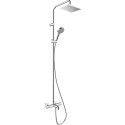 Душевая стойка Hansgrohe Vernis Shape 26284000 Showerpipe 230 1jet с термостатом, хром