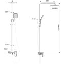 Душевая стойка IDDIS Bild BILBL1Fi06