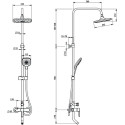 Душевая стойка IDDIS Sena SENSB3Fi06