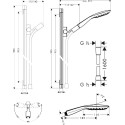 Душевой гарнитур Hansgrohe PuraVida 27853000 хром