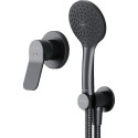 Душевой комплект AM.PM X-Joy FB85A2H002 С ВНУТРЕННЕЙ ЧАСТЬЮ, для душа, чёрный