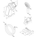 Душевой комплект AM.PM X-Joy FB85A2H020 С ВНУТРЕННЕЙ ЧАСТЬЮ, для душа