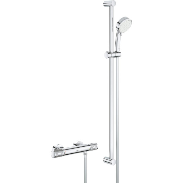 Душевой комплект Grohe Grohtherm 1000 Performance 34835000 с термостатом, хром