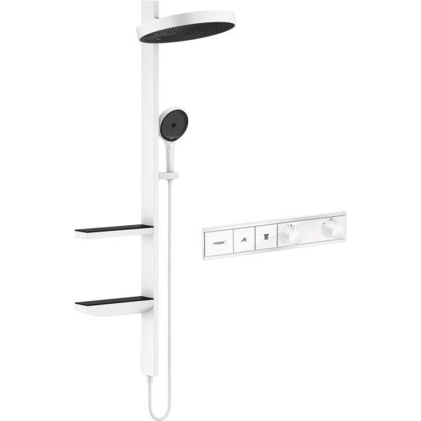 Душевой комплект Hansgrohe RainSelect 15380700 + 15310180 + 26842700 + 26840180