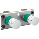 Душевой комплект Hansgrohe RainSelect 15380700 + 15310180 + 26842700 + 26840180