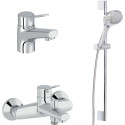 Душевой комплект Jacob Delafon Eo E24158RU-CP + E24160RU-CP + E32907-CP