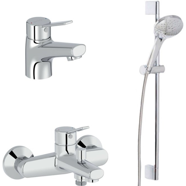 Душевой комплект Jacob Delafon Eo E24158RU-CP + E24160RU-CP + E32907-CP