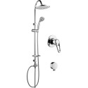 Душевой комплект Lemark LM4123C + LM8801С + LM8086C