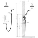 Душевой комплект Timo Petruma SX-5169/00SM С ВНУТРЕННЕЙ ЧАСТЬЮ, хром
