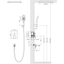 Душевой комплект Timo Selene SX-2039/03SM черный