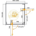 Душевой уголок Cezares Slider AH 2 70/80 90/100 C Cr