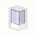 Душевой уголок Good Door Infinity WTW+SP-C-CH 130x80