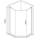 Душевой уголок Good Door Pandora PNT-100-C-CH 100x100