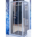 Душевой уголок GuteWetter Practic Square GK-433 80x80 см стекло бесцветное, профиль матовый хром