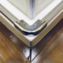 Душевой уголок GuteWetter Slide Square GK-864 80x80 см стекло бесцветное, профиль хром