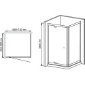 Душевой уголок RGW Passage PA-43 (660-710)x1000