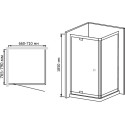 Душевой уголок RGW Passage PA-43 (660-710)x800