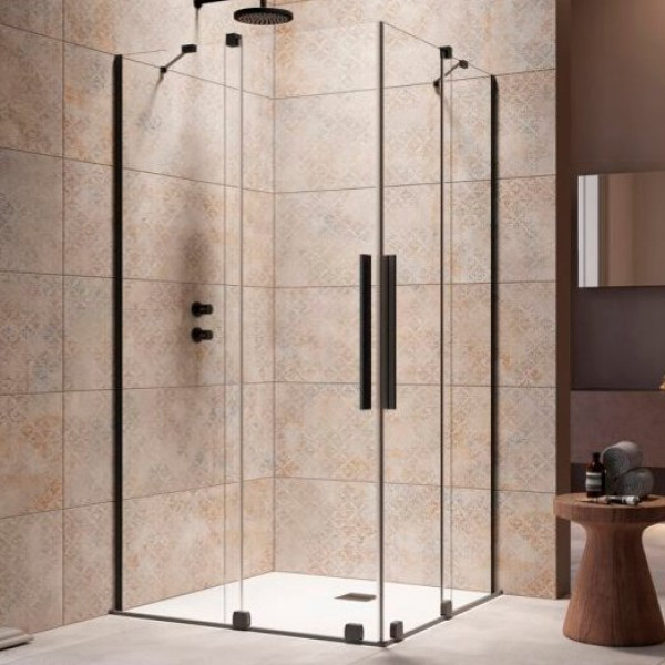 Душевой уголок Radaway Furo Black KDD 100х80