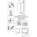 Душевой уголок Radaway Nes KDJ II 100x75 R