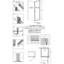 Душевой уголок Radaway Nes KDJ I 100x75 R