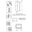 Душевой уголок Radaway Nes KDS II 110x70 L