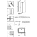 Душевой уголок Radaway Nes KDS II 110x80 L
