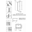 Душевой уголок Radaway Nes KDS II 90x80 R