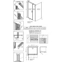 Душевой уголок Radaway Nes KDS I 120x75 L