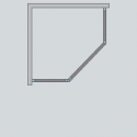 Душевой уголок Radaway Nes PTJ 90x80, R