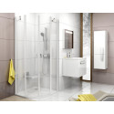 Душевой уголок Ravak CSKK4-80 Transparent, белый профиль