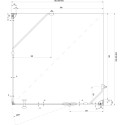 Душевой уголок Ravak SMSD2 90х90 B R Transparent, профиль хром