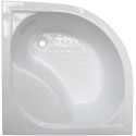 Душевой уголок Royal Bath RB 100BK-T-CH с поддоном