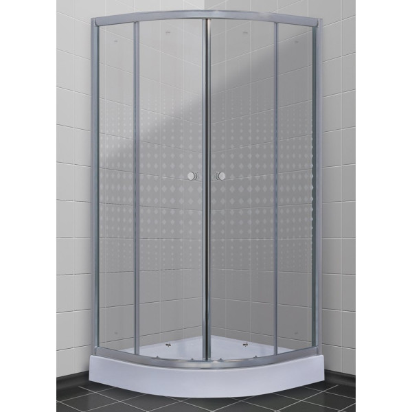 Душевой уголок Timo TL-9001 Romb Glass с поддоном