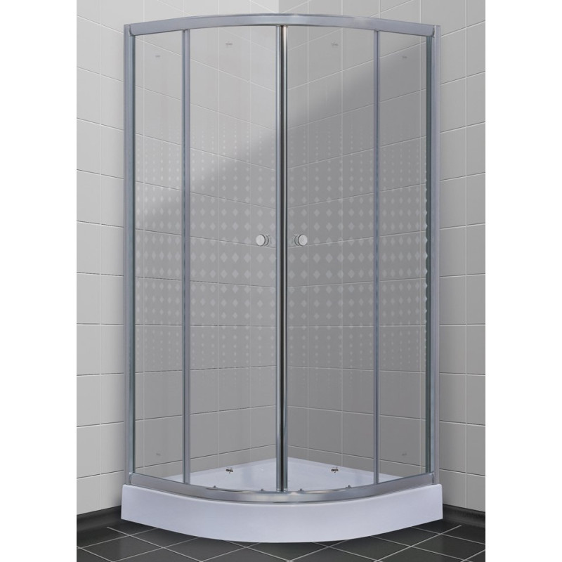 Душевой уголок Timo TL-9001 Romb Glass с поддоном