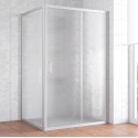 Душевой уголок Vegas Glass ZP+ZPV 110*100 07 02 профиль матовый хром, стекло шиншилла