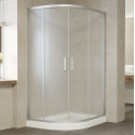 Душевой уголок Vegas Glass ZS-F 120*80 07 10 профиль матовый хром, стекло сатин