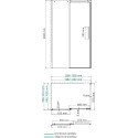 Душевой уголок Wasserkraft Dinkel 58R34 130x100 см