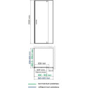 Душевой уголок Wasserkraft Elbe 74P03