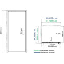 Душевой уголок Wasserkraft Salm 27I03 90x90 см